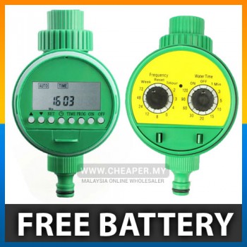 Digital Water Timer Garden Plant Irrigation With LCD Display Knob Type