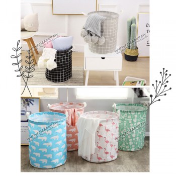 Waterproof Multi-Functional Dirty Clothes Barrel Folding Laundry Basket 60L Capacity Clothes Laundry Basket