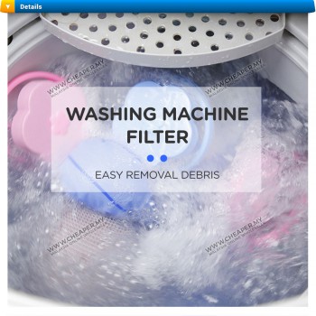 Wash Ball Filter Bag Washing Machine Float Filter Hair Tissue Dust Cleaning Basuh Bola Cuci Laundry Dobi