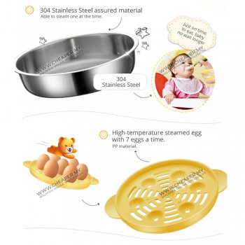 Multifunction Electric Mini Non-Stick Frying Pan Steam Boil Cooker Rice Sarapan Breakfast All Day Meal