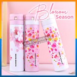 Sakura Blossom 450ml Spring Season Stainless Steel Keep Warm Vacuum Cup Travel Mug Thermal Tumbler Flask