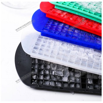 160 Ice Cube Frozen Maker Mold Tray Silicone Silikon Dulang Ais Batu Home Kitchen Tool Square Shape Bentuk Segi Empat