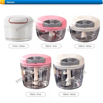 Manual Hand Pull Speedy Chopper Cutter Blade Mixer Speedy Shopeer Pencincang Grinder Blender Pull Cutter