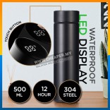 Fashion Smart Temperature Flask LED Display 500ML Vacuum Thermal Flask Insulation Bottle Keep Warm Cold Air
