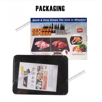 Fast Defrost Tray Frozen Food Meat Quick Defrost Nyahbeku Plate Papan Board Kitchen Gadget Tool Dulang Cair