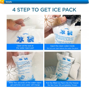 100/200/400/600/1000ml Reusable Ice Pack for Breast Milk Refrigeration Cooler Bag Storage Food Frozen