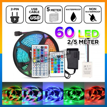 Waterproof LED Strip Light RGB LED Light Strip 2835 Tape Lights Color Wireless Changing Strip Lights Lampu