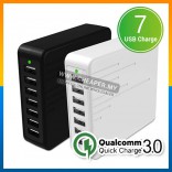 FAST CHARGE 48W 7 PORT QC 3.0 2.0 USB Charger Qualcomm Quick Charger