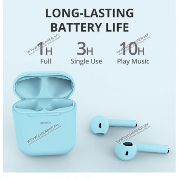 Macaroon inpod i12 12 TWS Earphone Bluetooth 5.0 Wireless Stereo Alat Dengar Earbuds Headset with Mic