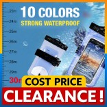 [CLEARANCE] IPX8 Waterproof Bag Case with Armband Neck Strap Clip and Fold Type
