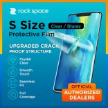 (SIZE S - Below 7 inch) Authorized Dealers Rock space Screen Protector Proof Film FREE TOOLS