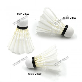 Badminton Balls 12pcs Shuttlecock Amateur Training Student Shuttlecock Duck Feather Bulu Badminton Balls 