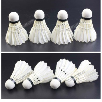 Badminton Balls 12pcs Shuttlecock Amateur Training Student Shuttlecock Duck Feather Bulu Badminton Balls 