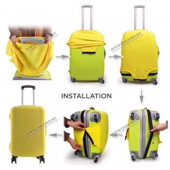 Luggage Size SML Protector Cover Travel Suitcase Elastic Protector Case Cover Dust Proof Scratch Resistant