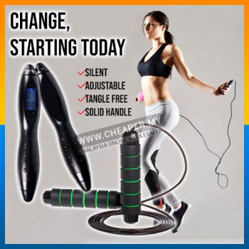 Electronic Digital Jump Rope Counting Calorie Fitness Sport Light-Weight Excercise Skipping Ropes Workout