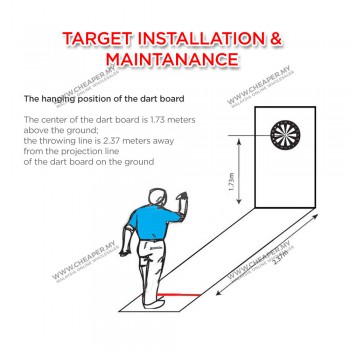 Electronic Dart Board DartBoard Set 18' Darts 16 Players